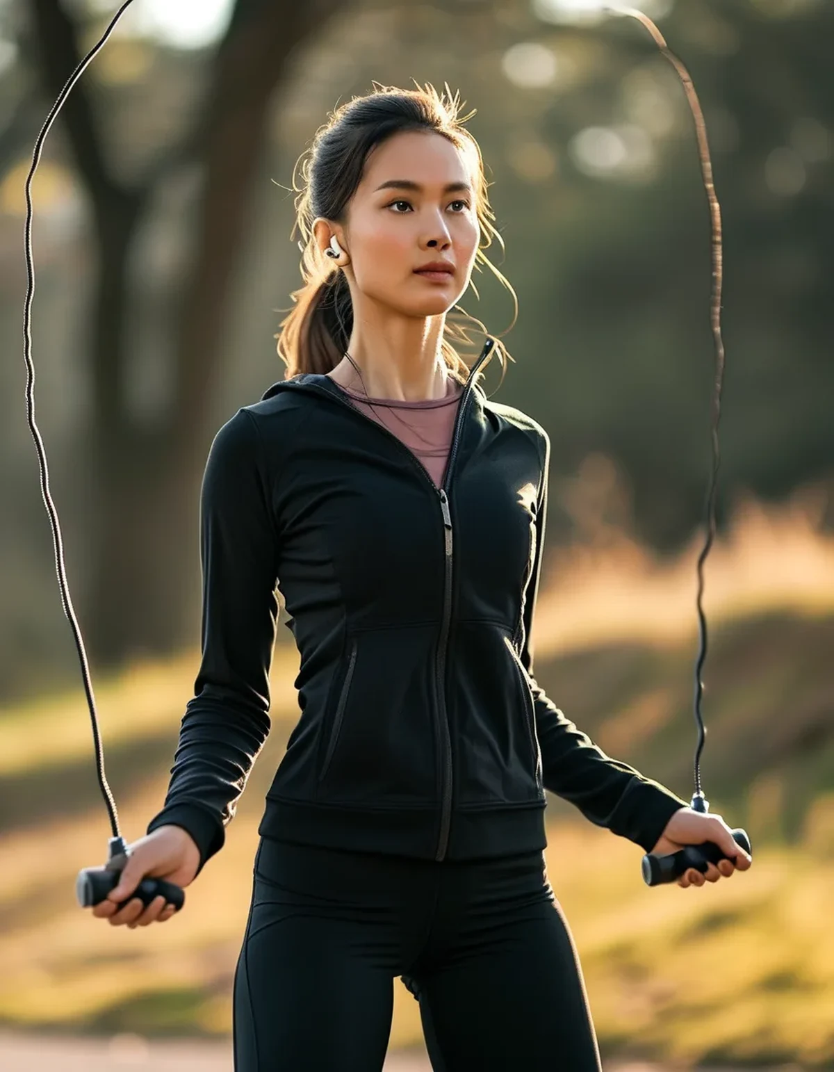 The Wrist Flick Mistake That's Making Jump Rope Tire Out Your Arms Way Too Fast